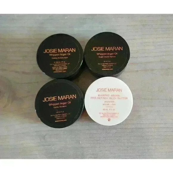 Josie Maran Smooth Like Butter 4 Piece Whipped Body Butter Set - 4x 2fl oz Cans - Picture 4 of 7